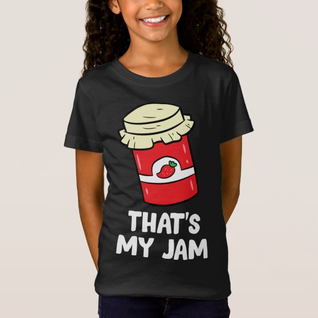 T-Shirt fraise C'est ma confiture Amour fraise confiture (Devant)