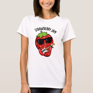 T-shirt Fraise confiture Funky Fruit Pun