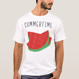 T-shirt Fraise en été