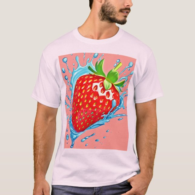 T-shirt Fraise fraîche (Devant)