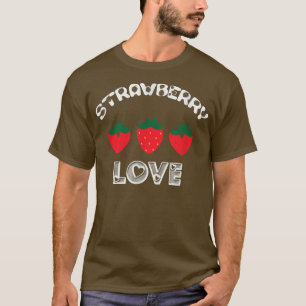 T-shirt Fraise Love Vegan