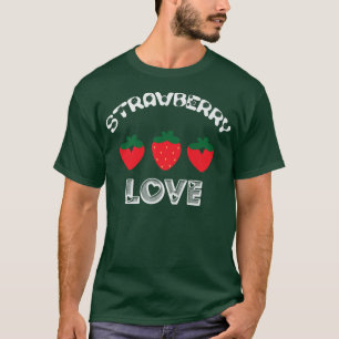 T-shirt Fraise Love Vegan