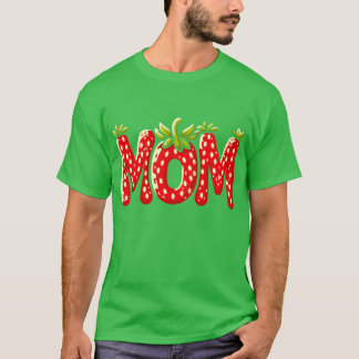 T-shirt Fraise Maman of Birthday Girl Mothers Day family