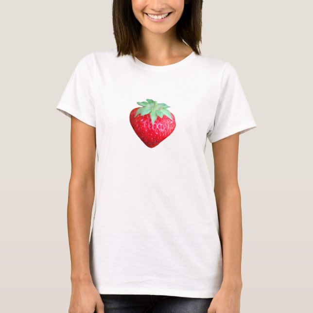 T-shirt Fraise sensorielle (Devant)