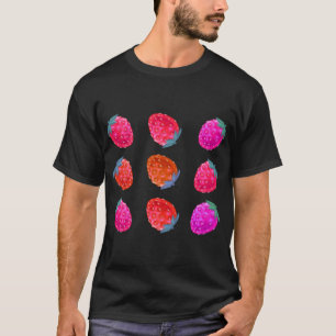 T-shirt fraises assorties