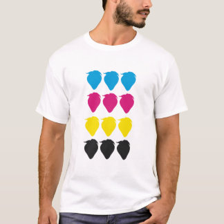 T-shirt Fraises de CMYK