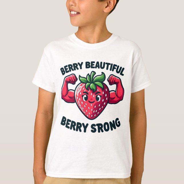 T-shirt Framboise de la position corporelle (Devant)