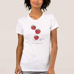 T-shirt Framboises et crème
