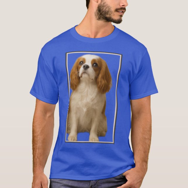 T-shirt Framed Spaniel family (Devant)