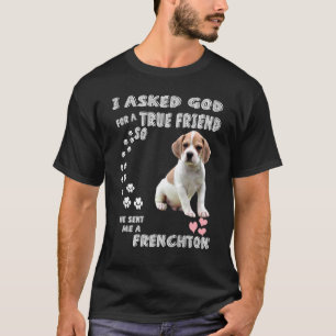 T-shirt Français Bulldog Beagle Mix Chien Maman Papa Costu
