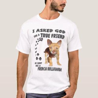 T-shirt Français Bullhuahua Citation Maman Imprimer, Bulld