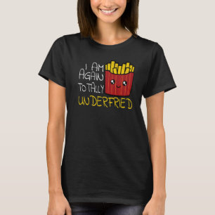 T-shirt Français Fries Restauration Rapide Manger Français