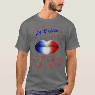 T-SHIRT FRANÇAIS KISS JE TAIME MARIE CURIE