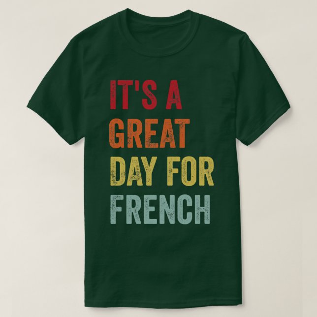 T-shirt Français passionné (Design devant)