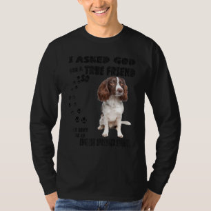 T-shirt Français Springer Spaniel Citation Maman Papa Impr