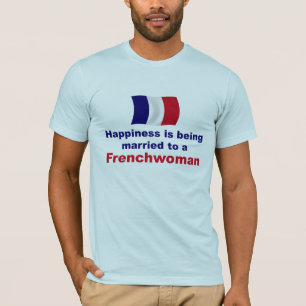 T-shirt Française heureusement mariée
