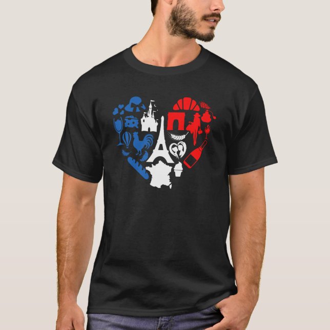 T-shirt france (Devant)