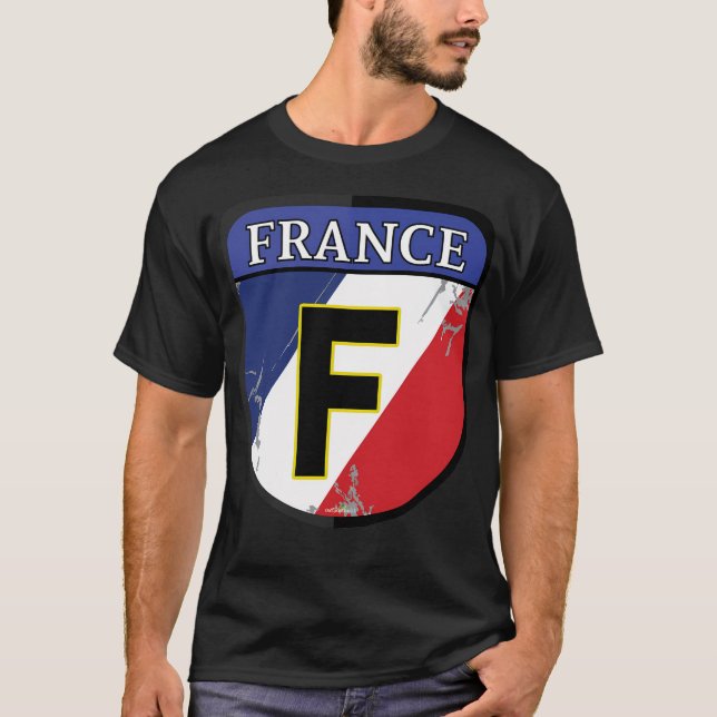T-shirt France Bouclier français (Devant)