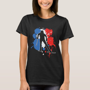 T-shirt France Drapeau Biathloniste - Biathlon français