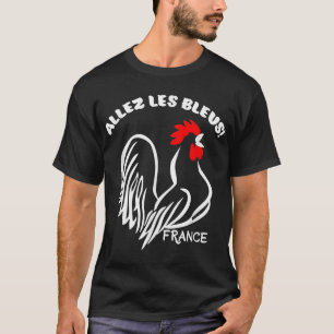 T-shirt France Football World Allez Les Bleus