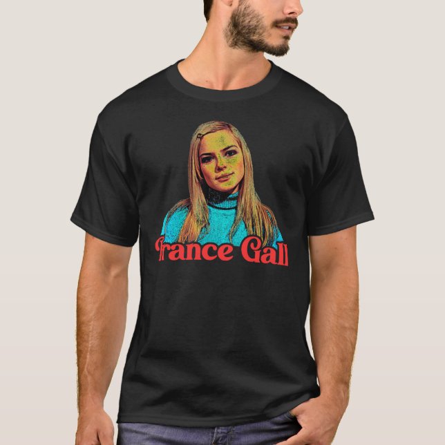 T-shirt France Gall  French Yé-Yé Icon Fan Art Classic T-S (Devant)