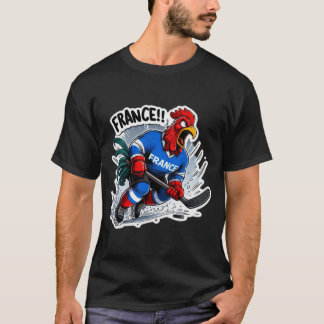 T-SHIRT FRANCE-HOCKEY GALLIC ROOSTER 2