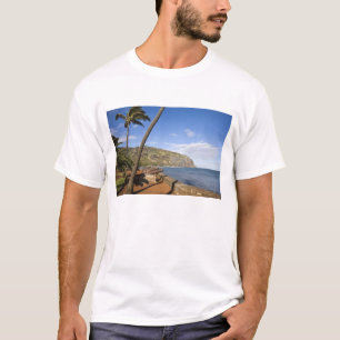 T-shirt France, île de la Réunion, St-Denis, vue de La