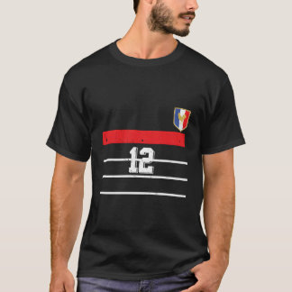 T-shirt France inspirée par le football
