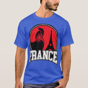 T-shirt France Le coq gaulois les symboles de la france