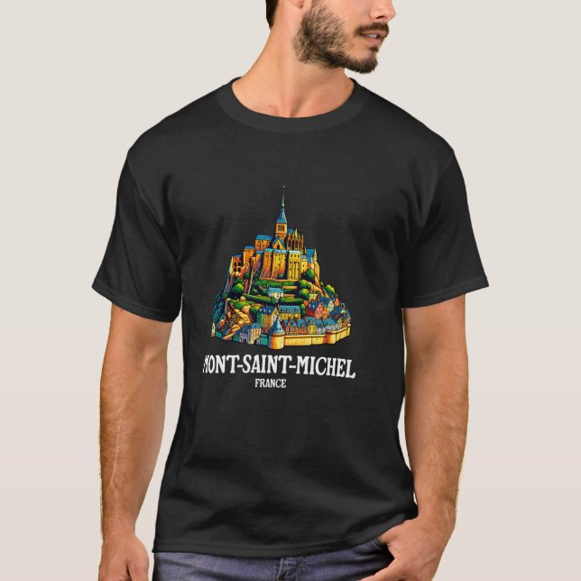 T-shirt France Mont Saint Michel (Devant)