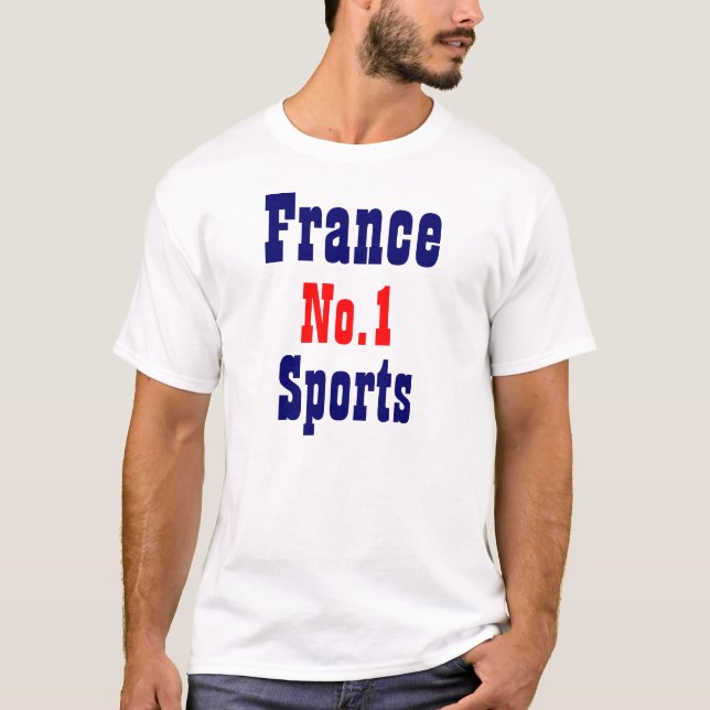 T-shirt France numéro un (Devant)