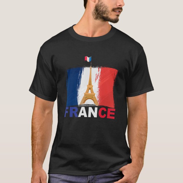 T-shirt france paris (Devant)