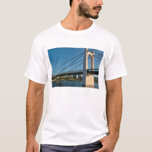 T-shirt France, Rhône-Alpes, Condrieu, pont sur 2