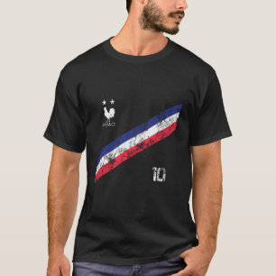 T-shirt France Soccer Jersey Style Équipe Hommes Femmes En