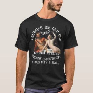T-shirt Franchise de bordel Trump agréé assuré gros $
