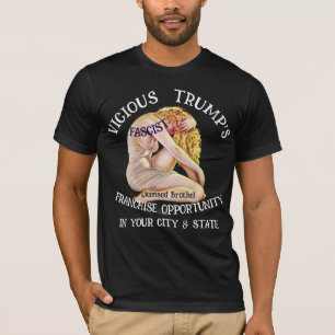 T-shirt Franchise de bordel Trump agréé assuré gros $