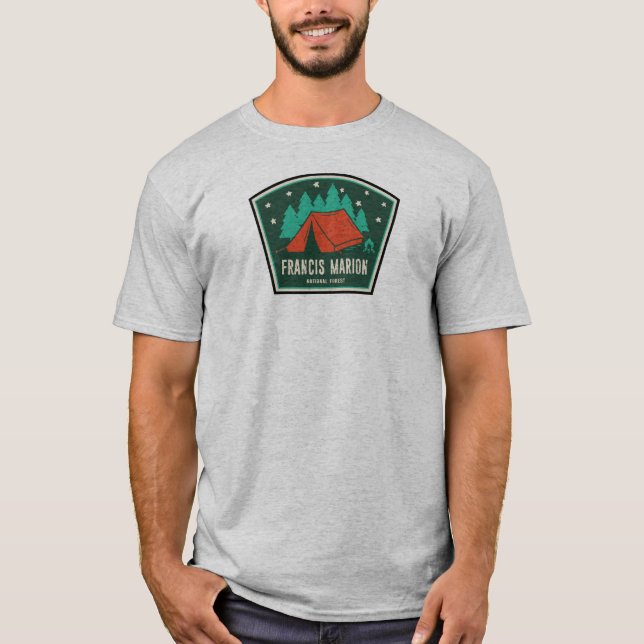T-shirt Francis Marion Camping National Forest (Devant)