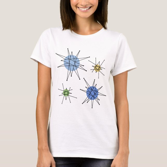 T-shirt Franciscan Starburst du milieu du siècle 1 (Devant)