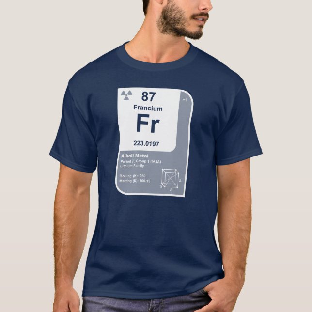 T-shirt Francium (Fr) (Devant)