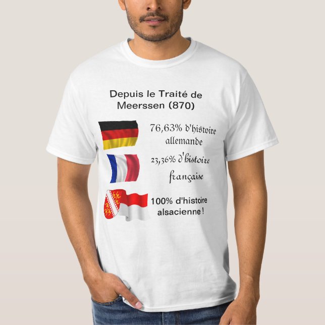T-Shirt Franco-Allemand-Alsacien (Devant)