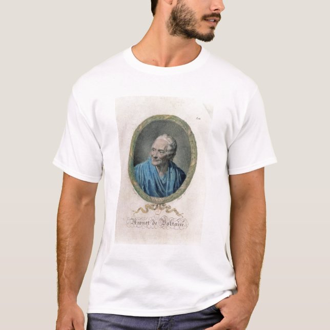 T-shirt Francois Marie Arouet de Voltaire (1694-1778) engr (Devant)