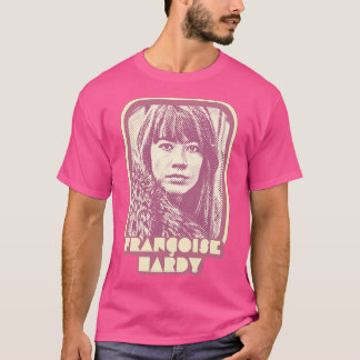 T-shirt Francoise Hardy Retro Francophile Design 1