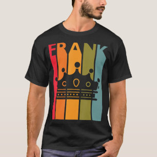 T-shirt Frank Gift Idea for Boys Men Retro Prénom