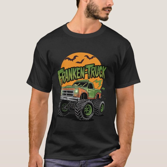 T-shirt Franken Truck Monster Truck Halloween Costume Todd (Devant)