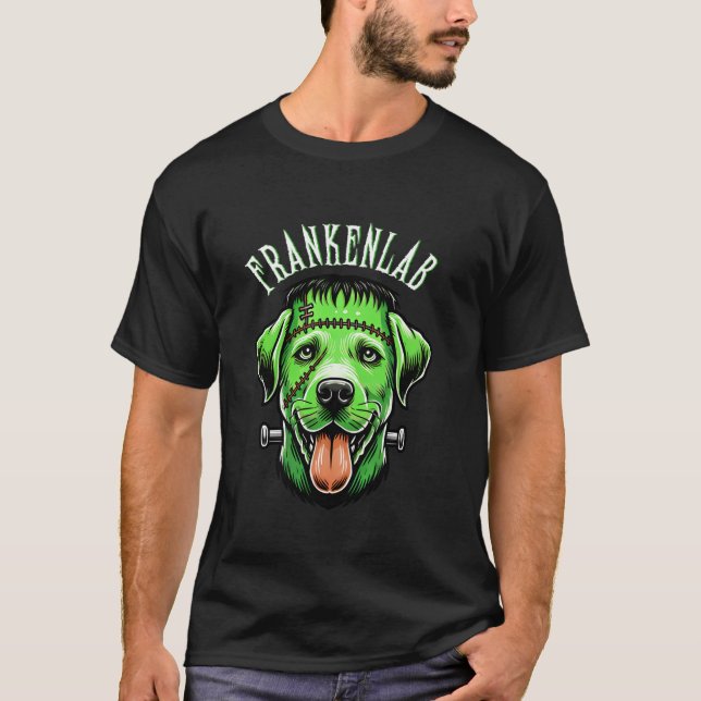T-shirt Frankenlab Frankenstein Labrador Retriever Chien H (Devant)