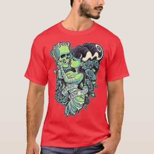 T-shirt Frankenstein Et Mariée Fabriquées Pour Vous