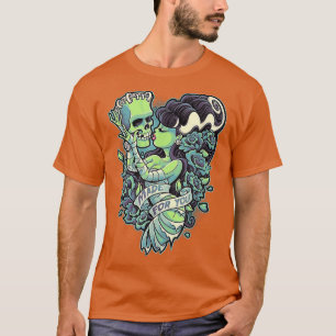 T-shirt Frankenstein Et Mariée Fabriquées Pour Vous