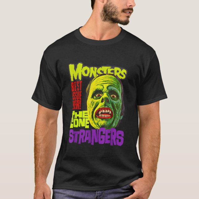 T-shirt Frankenstein Monster Lone Stranger Chemise Horreur (Devant)