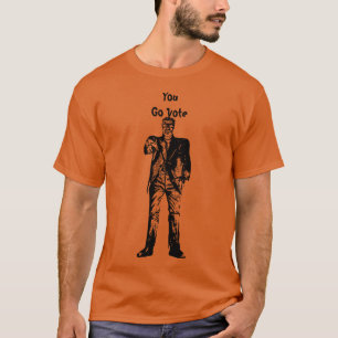 T-shirt Frankenstein Vous allez voter Halloween Election