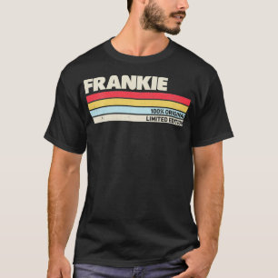 T-shirt Frankie Nom personnalisé Retro Vintage les années 
